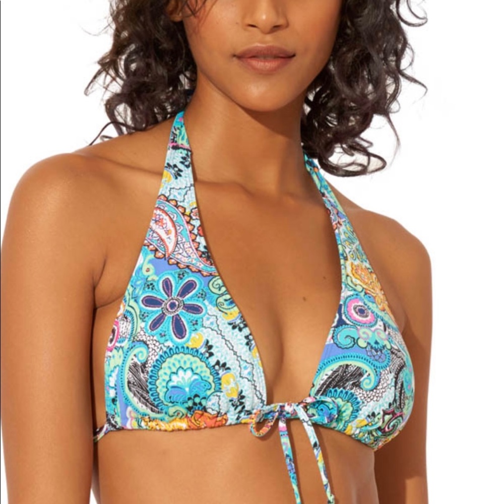 Bleu by Rod beattie triangle top Size 4 NWT